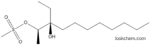 Molecular Structure of 102775-09-7 (2,3-Undecanediol, 3-ethyl-, 2-methanesulfonate, (2R,3S)-rel-)